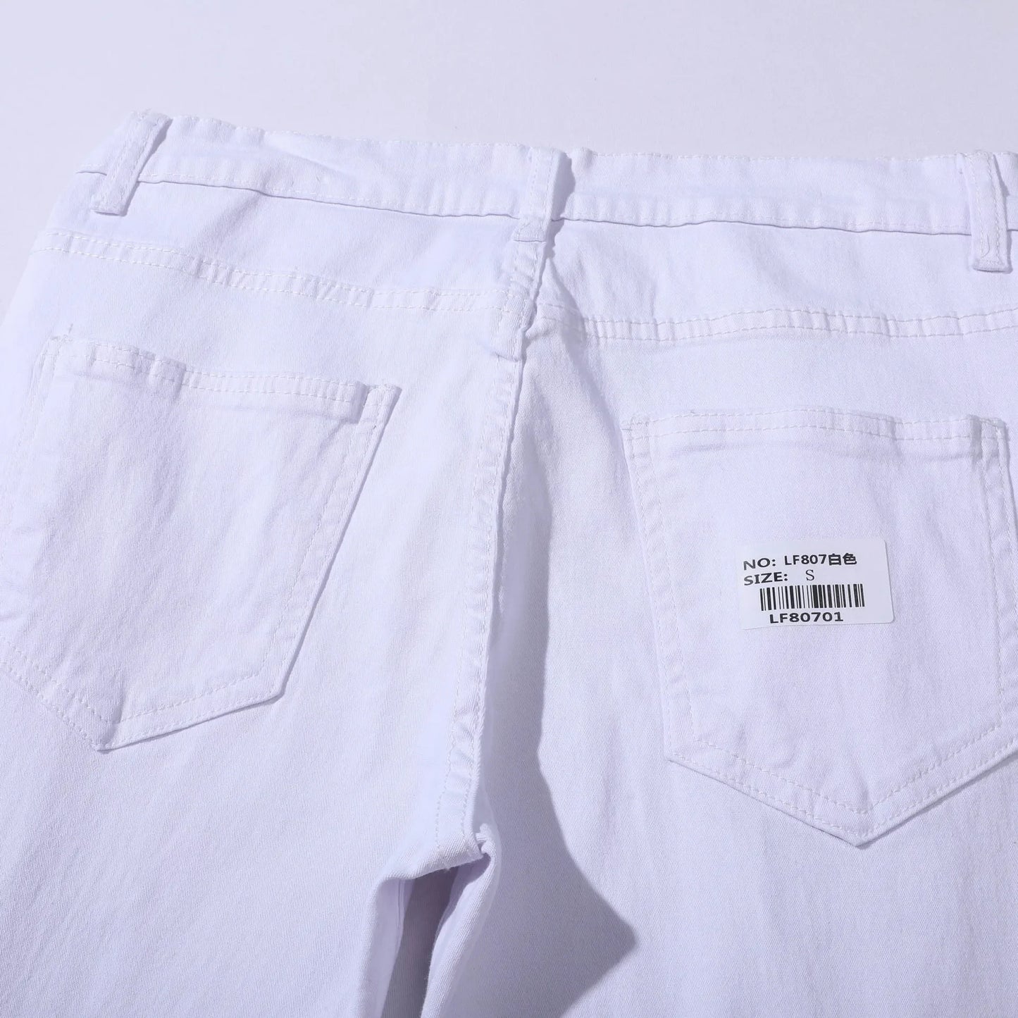 Jeans Rotos Punk para Hombre – Skinny Slim Fit con Parche y Estilo Urbano