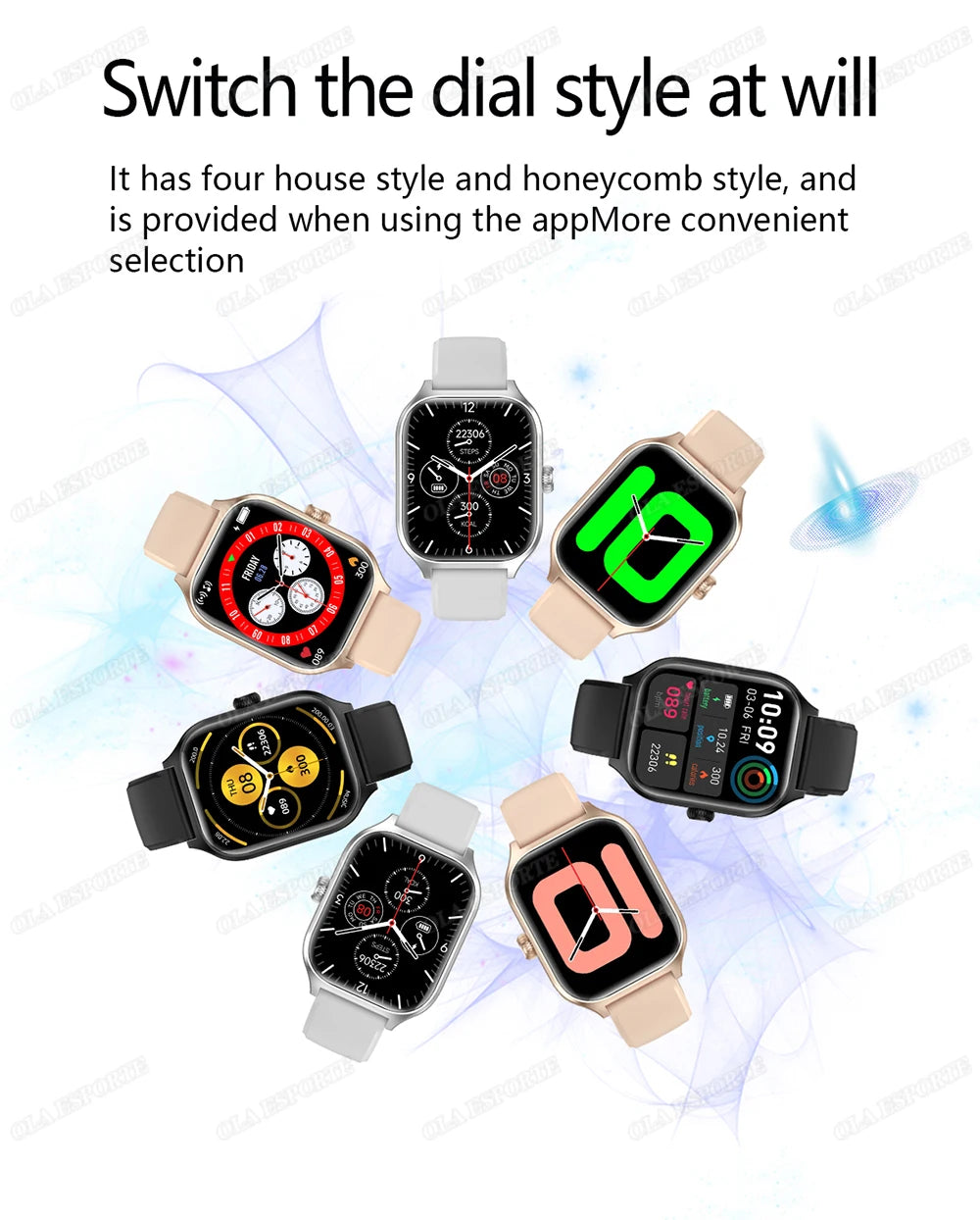 Smartwatch 1.83” HD – Llamadas Bluetooth, Notificaciones, Deportes y Monitoreo de Salud