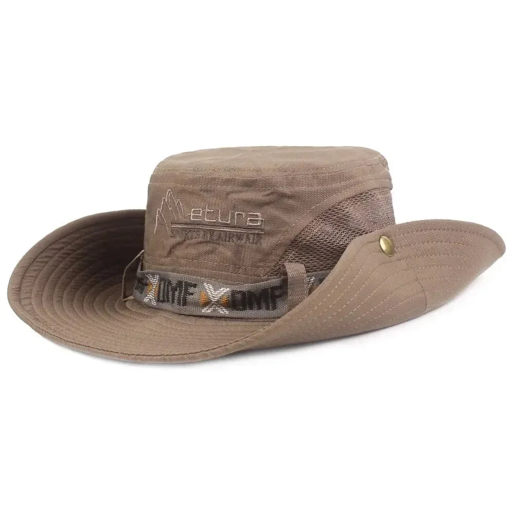 Sombrero Safari para Hombre – Protección UV, Apto para Pesca, Senderismo y Playa