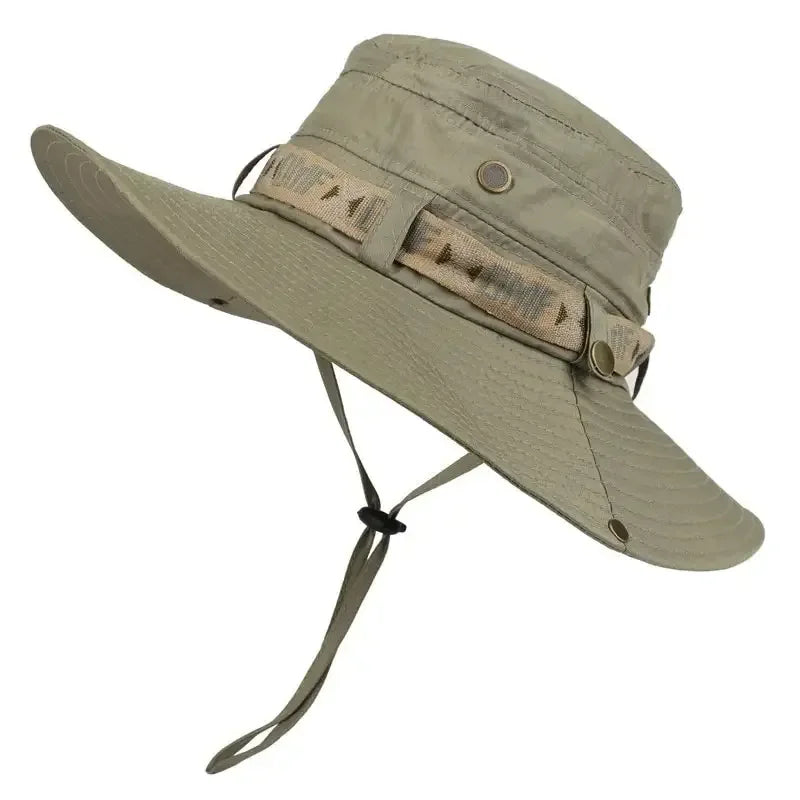 Sombrero Safari para Hombre – Protección UV, Apto para Pesca, Senderismo y Playa