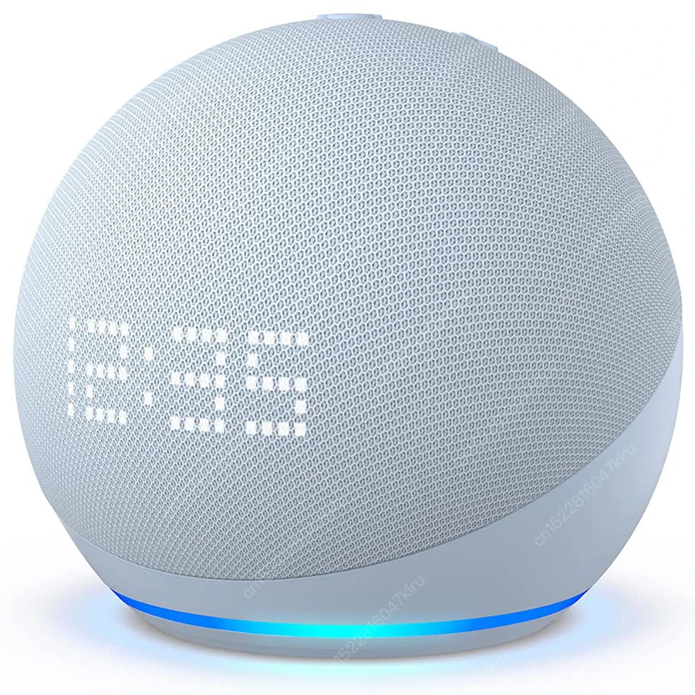 Alexa Echo Dot 5ta Generación con Reloj y Asistente de Voz