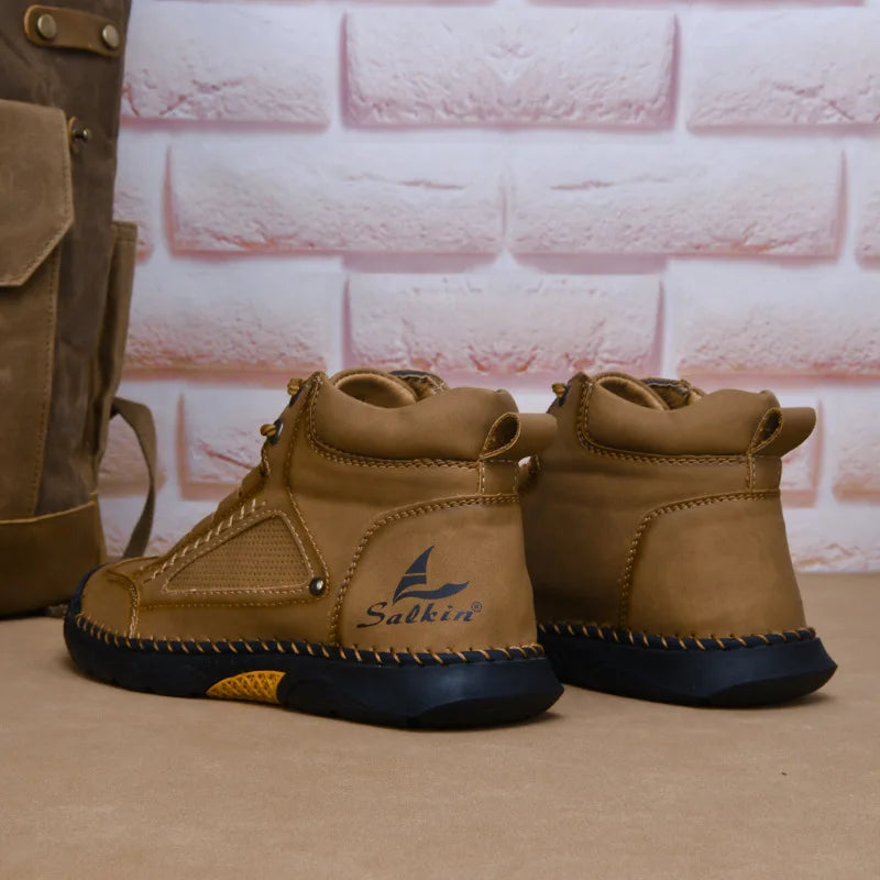 Botas de Cuero para Hombre – Estilo Casual, Resistentes y Elegantes