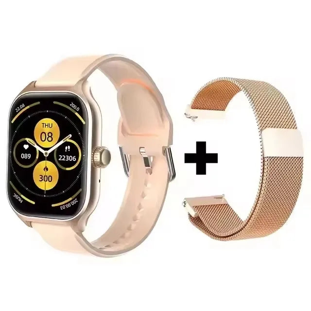 Smartwatch 1.83” HD – Llamadas Bluetooth, Notificaciones, Deportes y Monitoreo de Salud