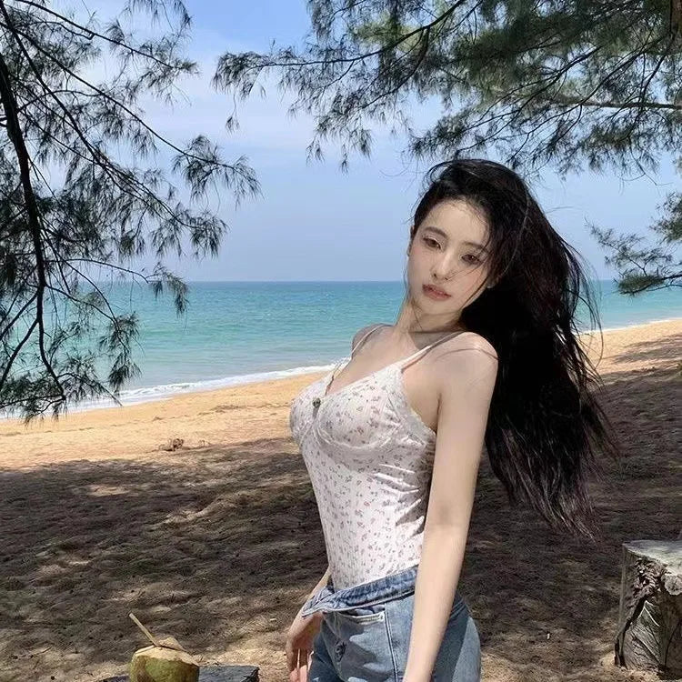 Body Sexy de Encaje con Estampado Floral – Lencería Elegante para Mujer 🌸