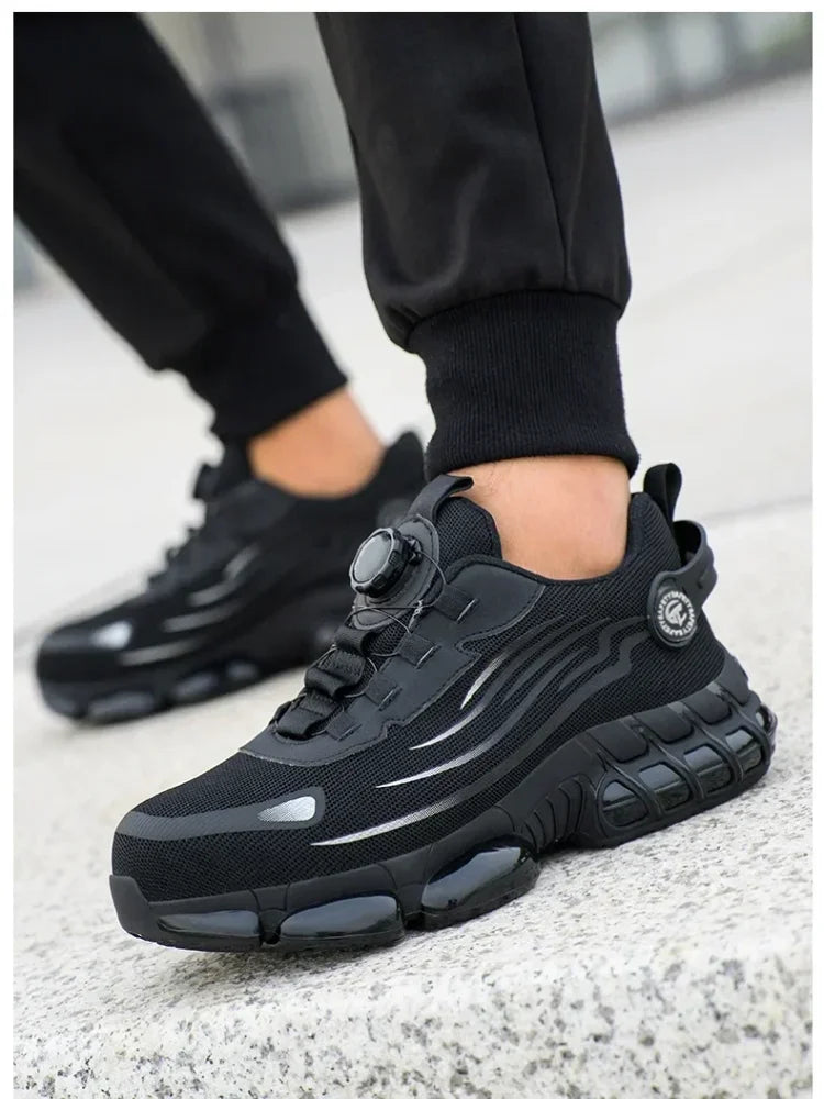 Zapatos de Seguridad para Hombre | Ligeros, Antideslizantes y Transpirables