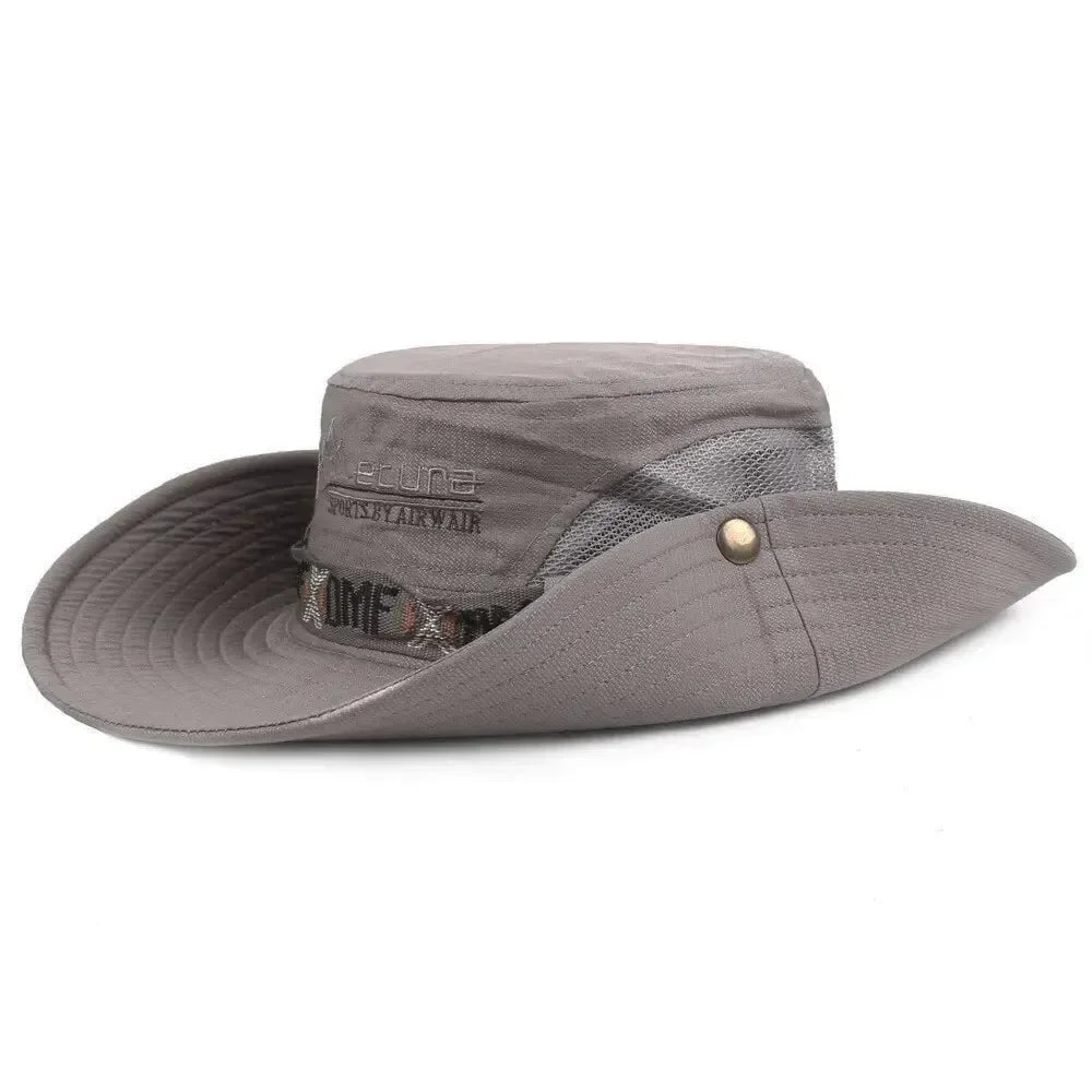 Sombrero Safari para Hombre – Protección UV, Apto para Pesca, Senderismo y Playa
