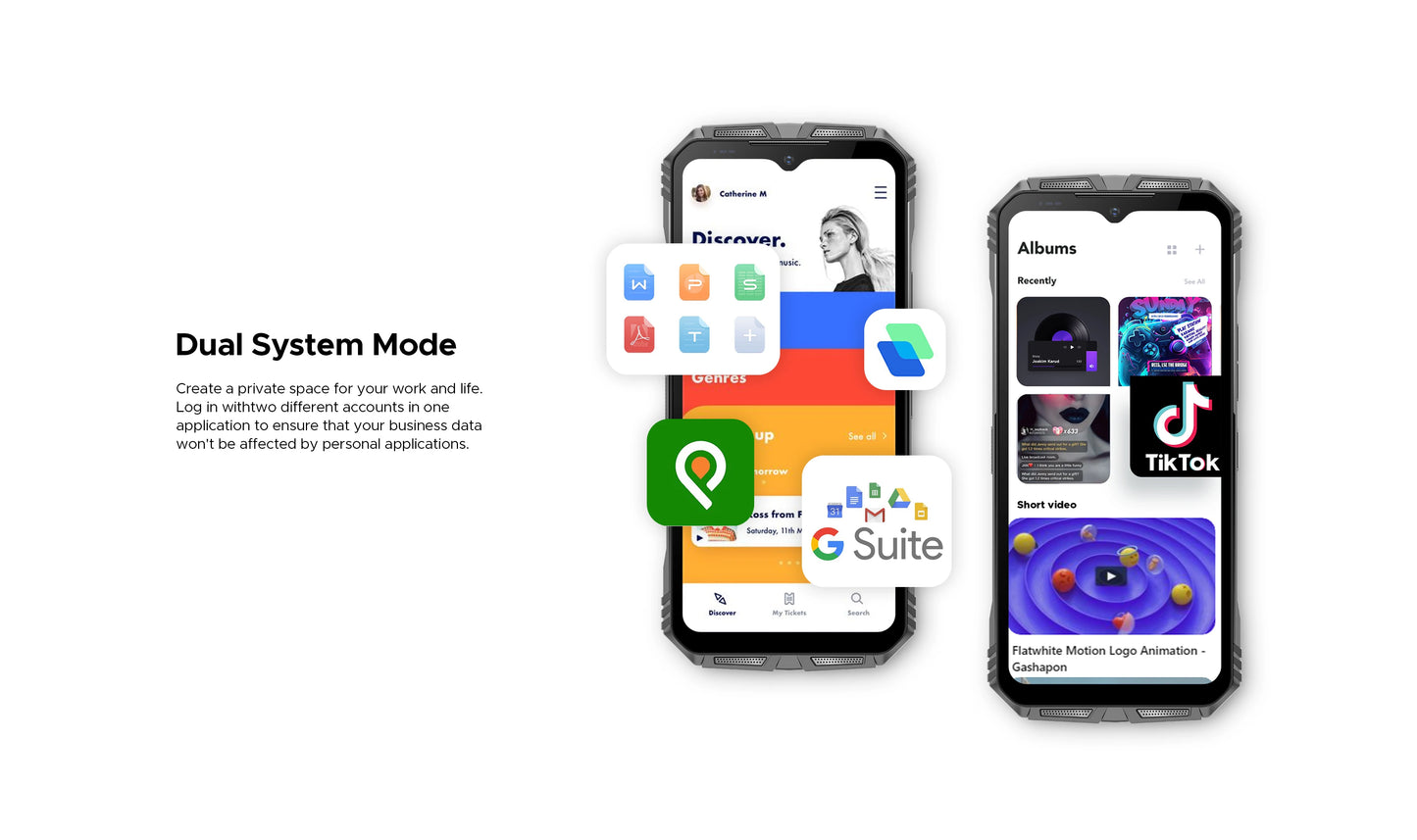 DOOGEE S Punk Pro Smartphone 6.6” FHD+ 90Hz – 32GB RAM (20GB+12GB), 512GB ROM, 10800mAh, Carga Rápida 33W, Cámara 50MP AI, Android 14