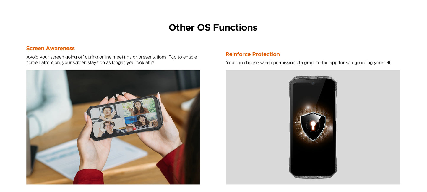 DOOGEE S Punk Pro Smartphone 6.6” FHD+ 90Hz – 32GB RAM (20GB+12GB), 512GB ROM, 10800mAh, Carga Rápida 33W, Cámara 50MP AI, Android 14