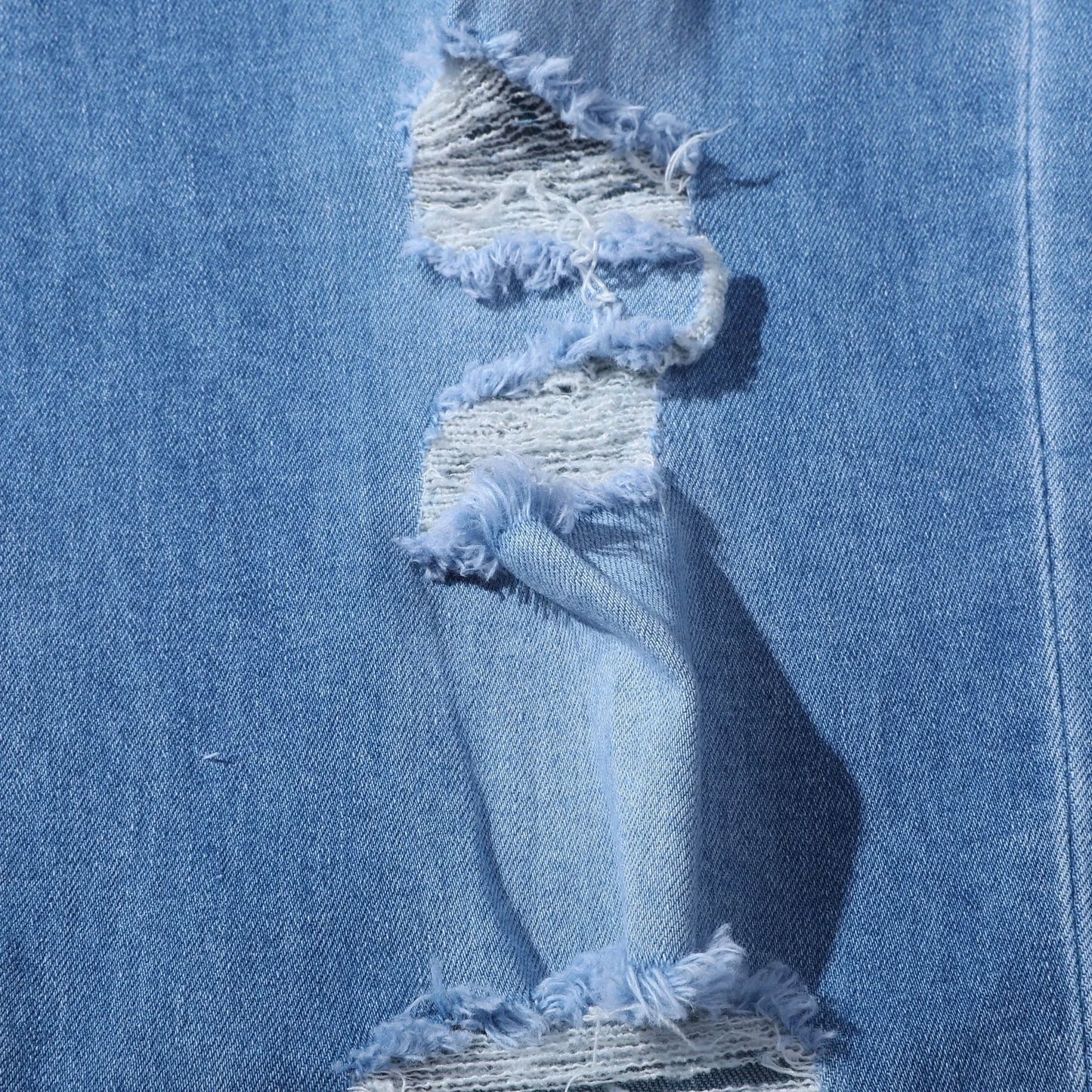 Jeans Rotos Punk para Hombre – Skinny Slim Fit con Parche y Estilo Urbano