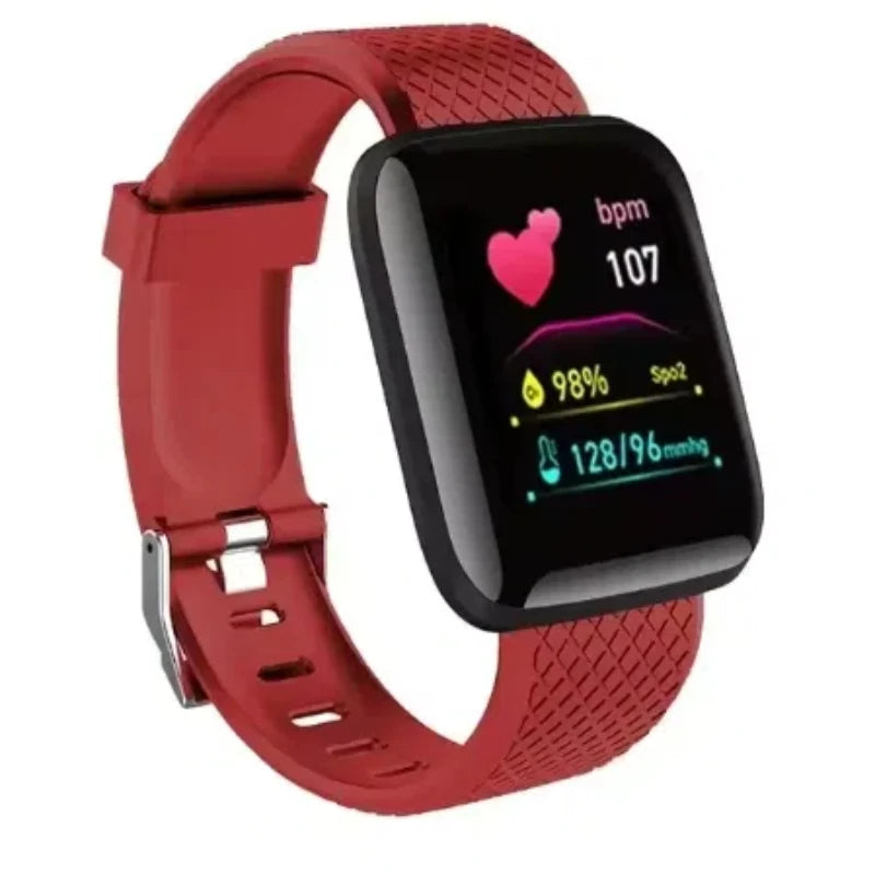 Smartwatch Deportivo 116 Plus – Monitor de Salud, Notificaciones, Música y Control de Actividad