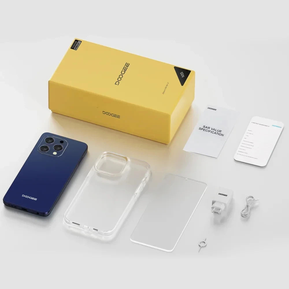 DOOGEE N55 PRO Smartphone 5G – 6.56” 90Hz, 4GB+128GB, Triple Cámara, Android 14