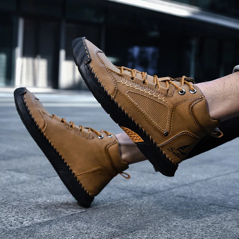 Botas de Cuero para Hombre – Estilo Casual, Resistentes y Elegantes