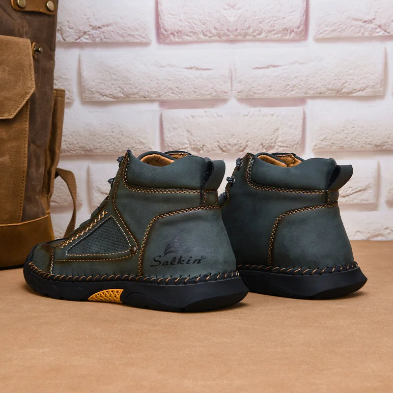 Botas de Cuero para Hombre – Estilo Casual, Resistentes y Elegantes