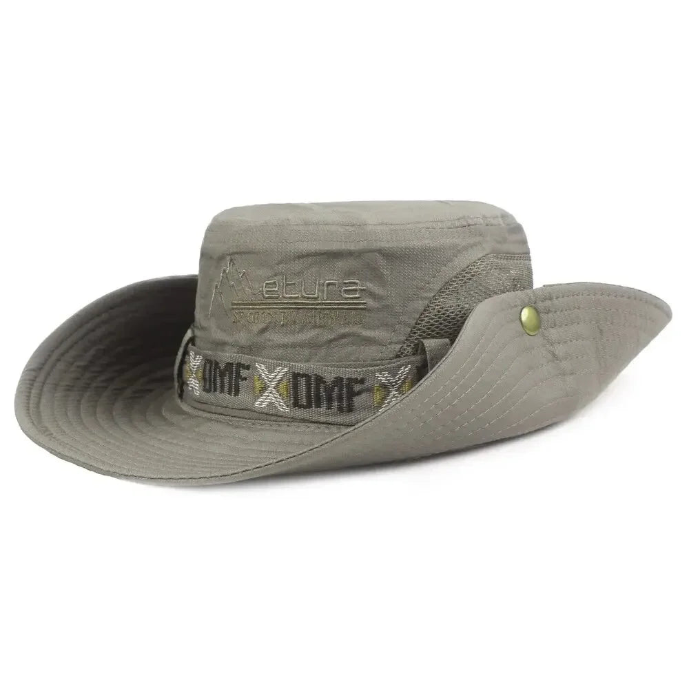 Sombrero Safari para Hombre – Protección UV, Apto para Pesca, Senderismo y Playa