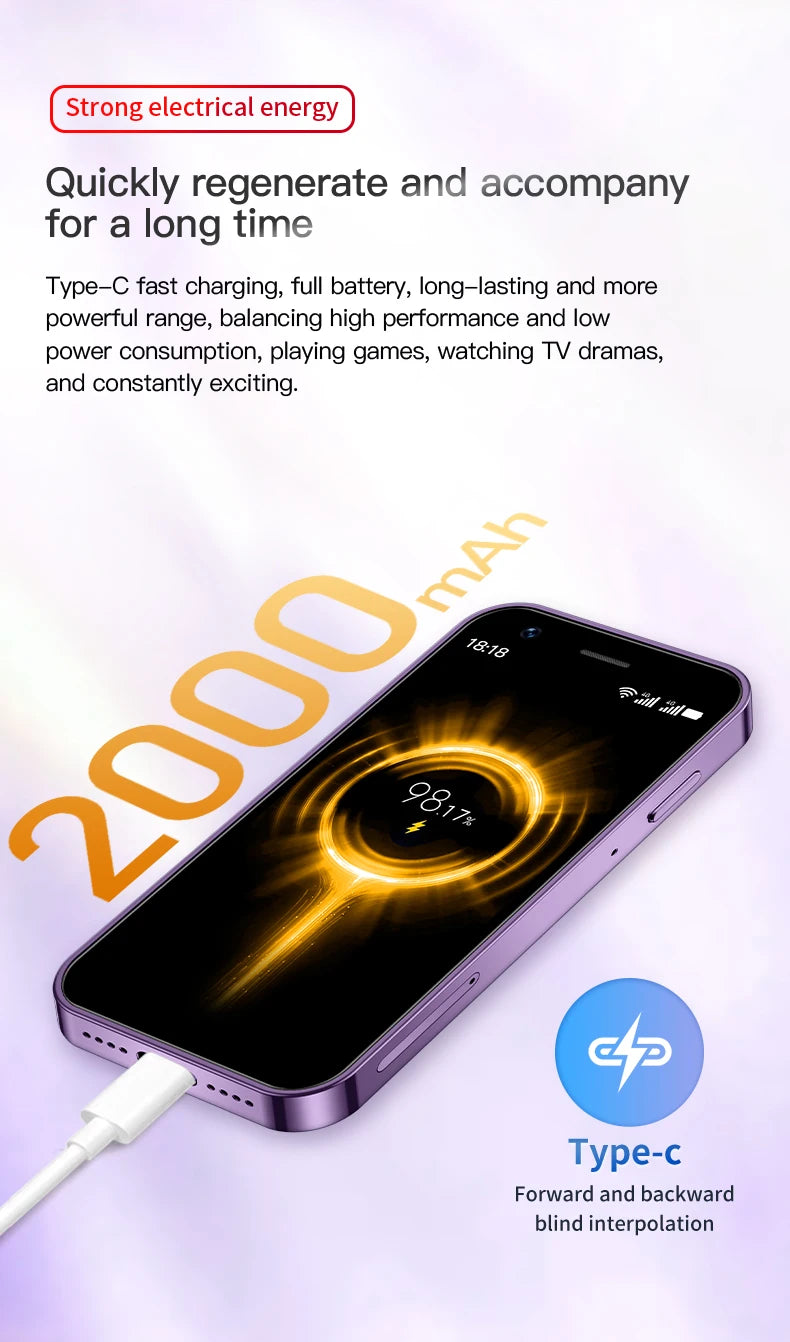 Mini Smartphone SOYES XS16 | Pantalla 3” HD | Android 10 | 4G LTE | Dual SIM | 3+64GB